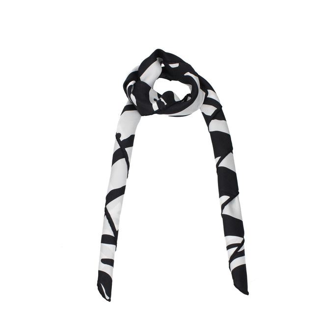 Dolce & Gabbana Black Silk Foulards Dolce & Gabbana