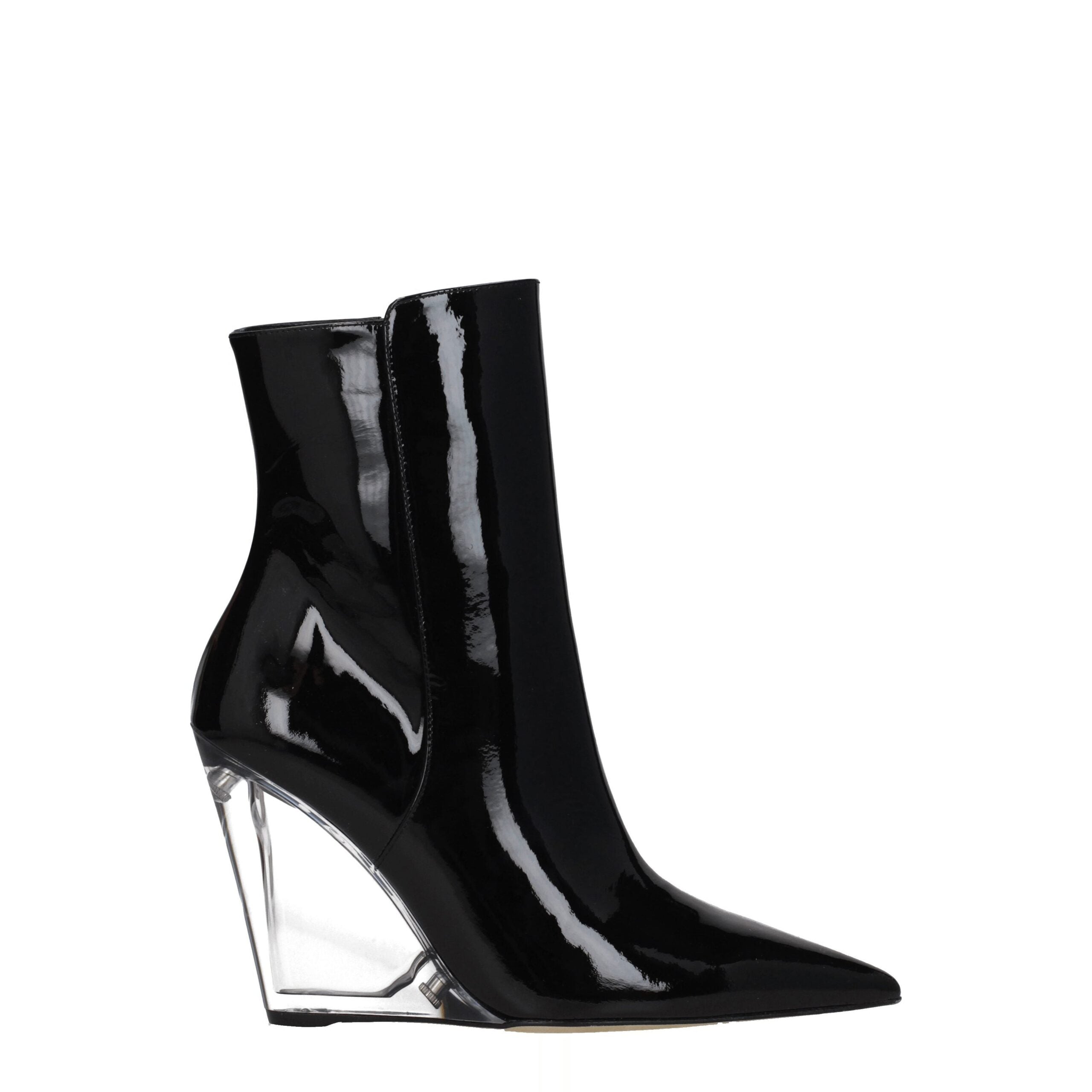 Stuart Weitzman Black Leather Ankle Boots Stuart Weitzman