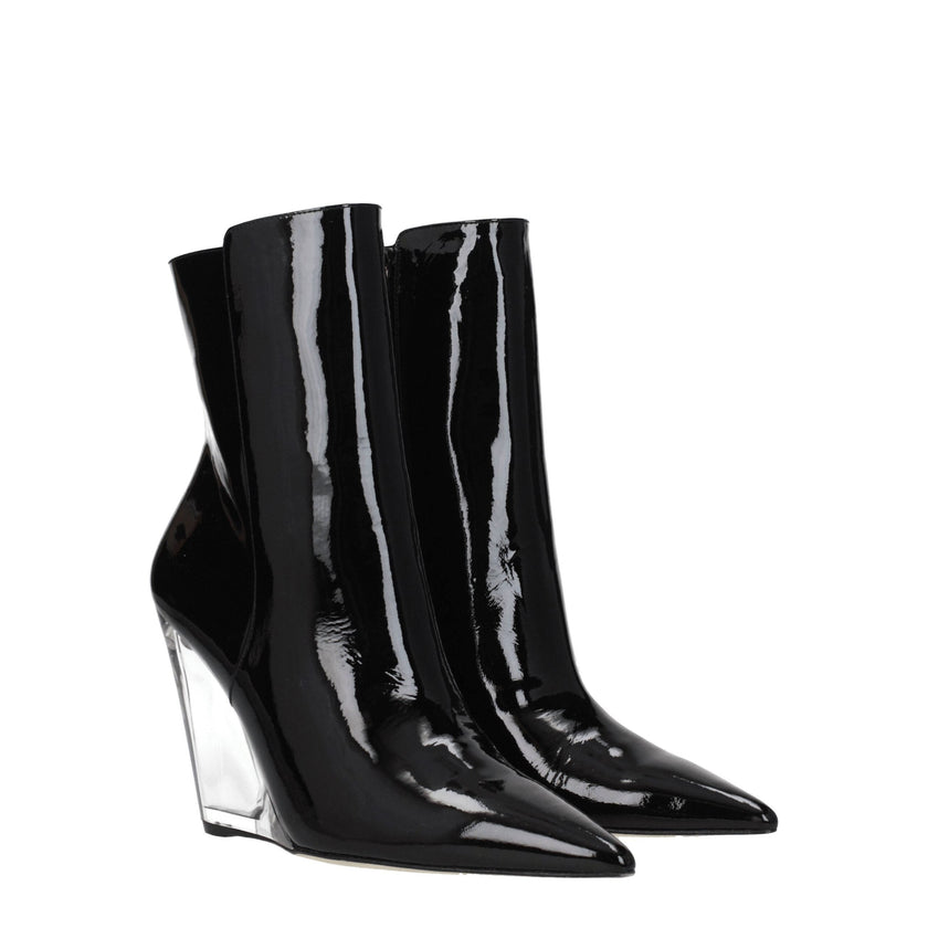 Stuart Weitzman Black Leather Ankle Boots Stuart Weitzman
