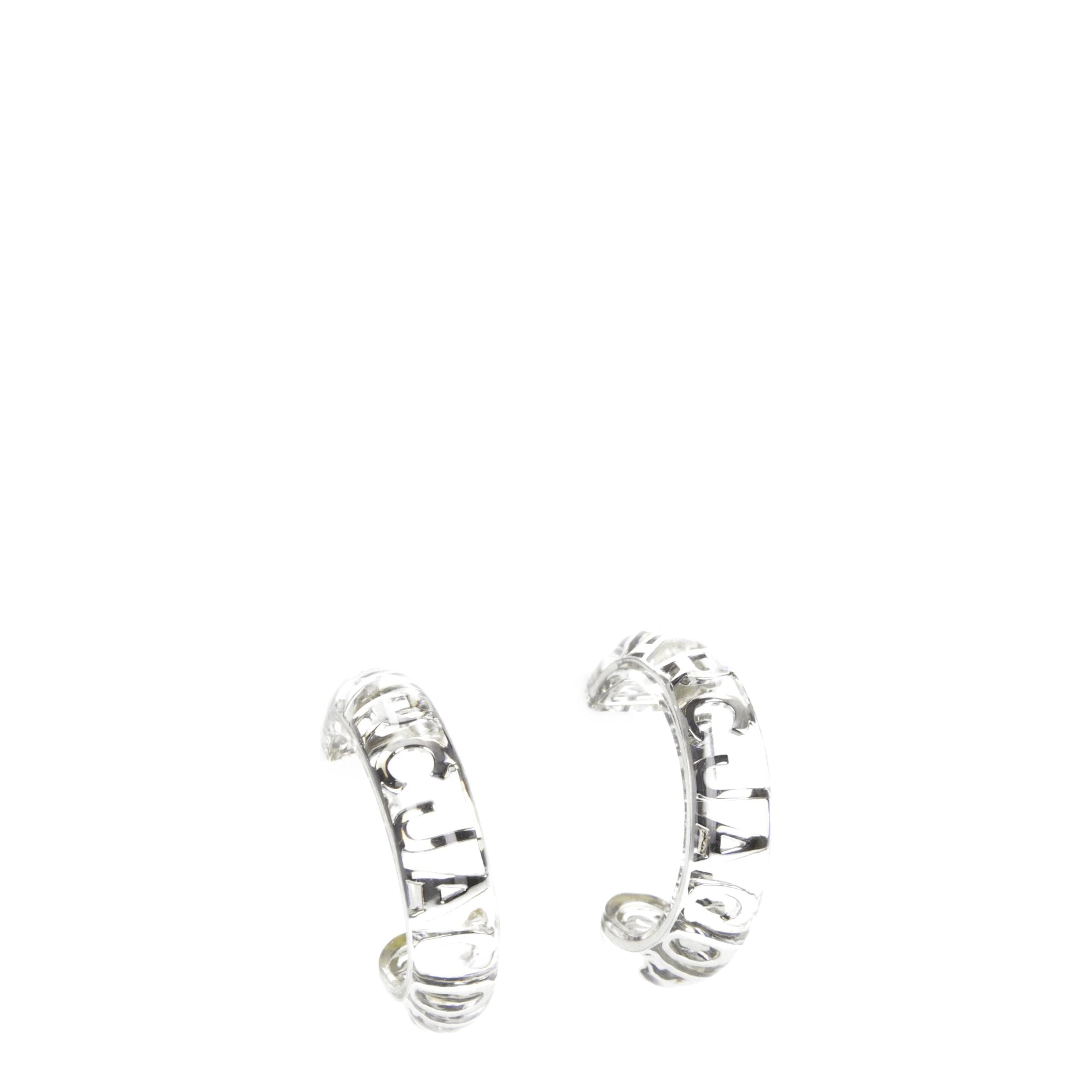 Marc Jacobs Transparent Plastic Earrings Marc Jacobs