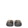 Off-White Black Leather Slippers Sandals Off-White