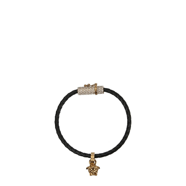 Versace Black Leather Bracelets Versace