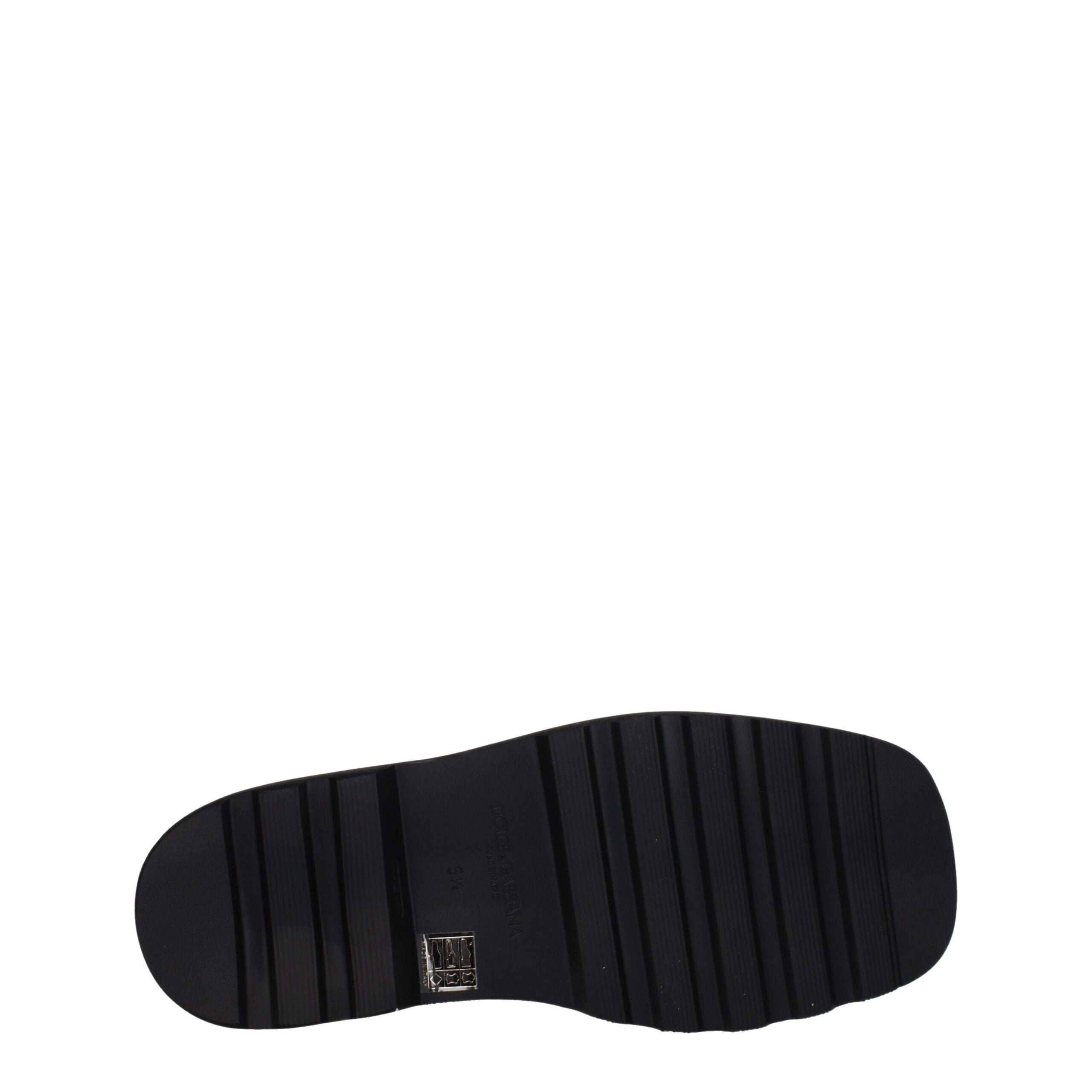 Dolce & Gabbana Black Leather Oxfords And Derbies Dolce & Gabbana