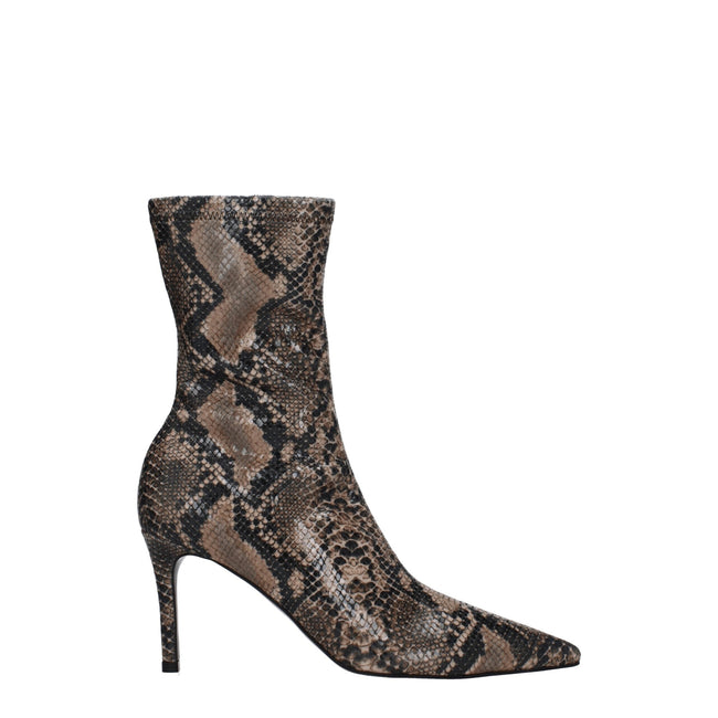 Stella McCartney Brown Leather Ankle Boots Stella McCartney