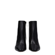 Off-White Black Leather Ankle Boots Off-White