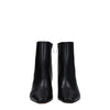 Off-White Black Leather Ankle Boots Off-White