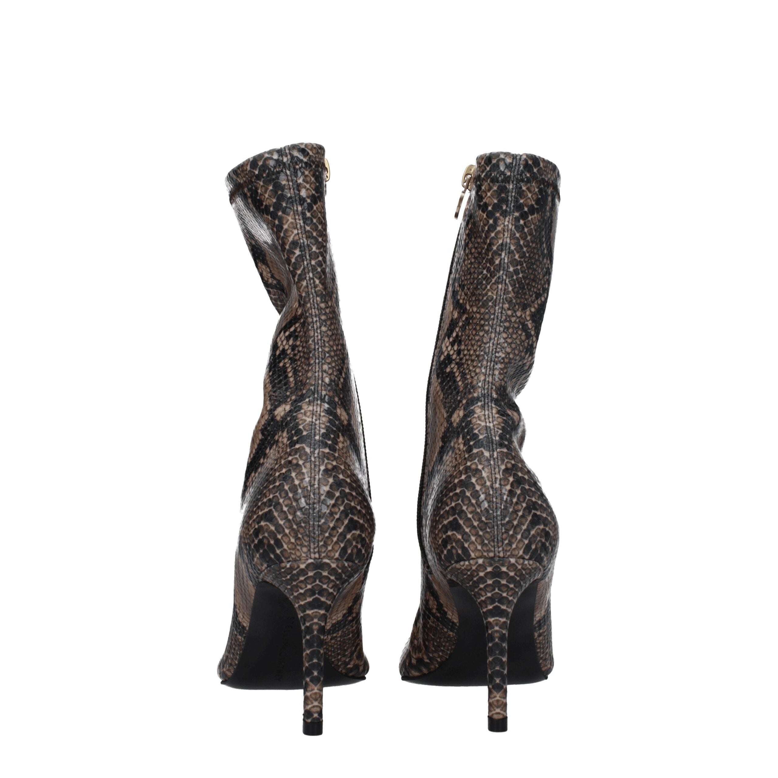 Stella McCartney Brown Leather Ankle Boots Stella McCartney