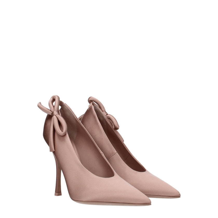 Valentino Garavani Pink Satin Pumps Valentino Garavani