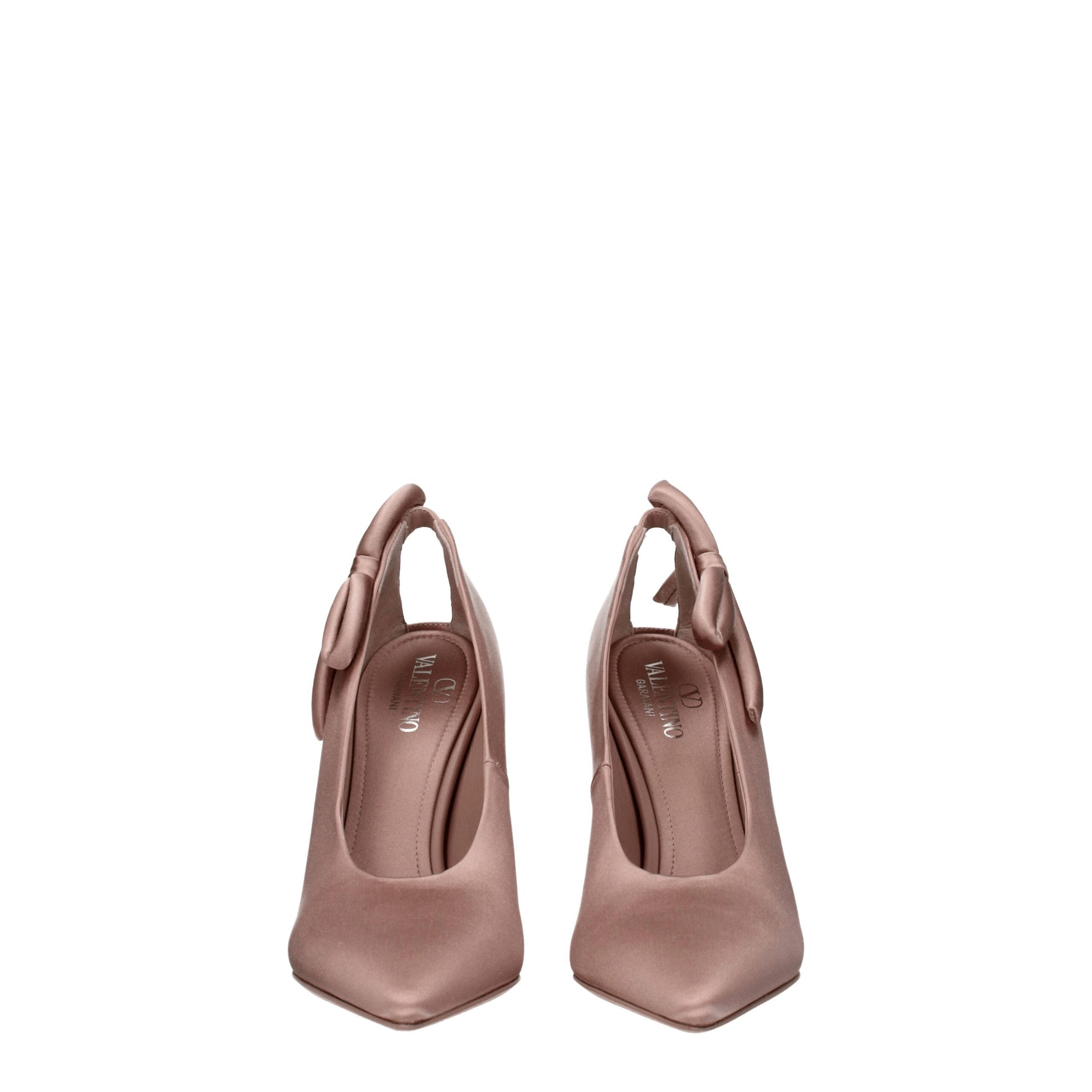Valentino Garavani Pink Satin High Heel Pumps Valentino Garavani