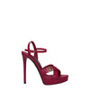 Dolce & Gabbana Pink Leather Platforms Dolce & Gabbana