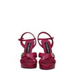 Dolce & Gabbana Pink Leather Platforms Dolce & Gabbana