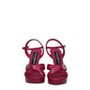 Dolce & Gabbana Pink Leather Platforms Dolce & Gabbana
