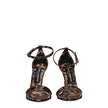 Dolce & Gabbana Brown Leather Sandals Dolce & Gabbana