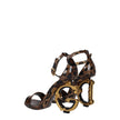 Dolce & Gabbana Brown Leather Sandals Dolce & Gabbana