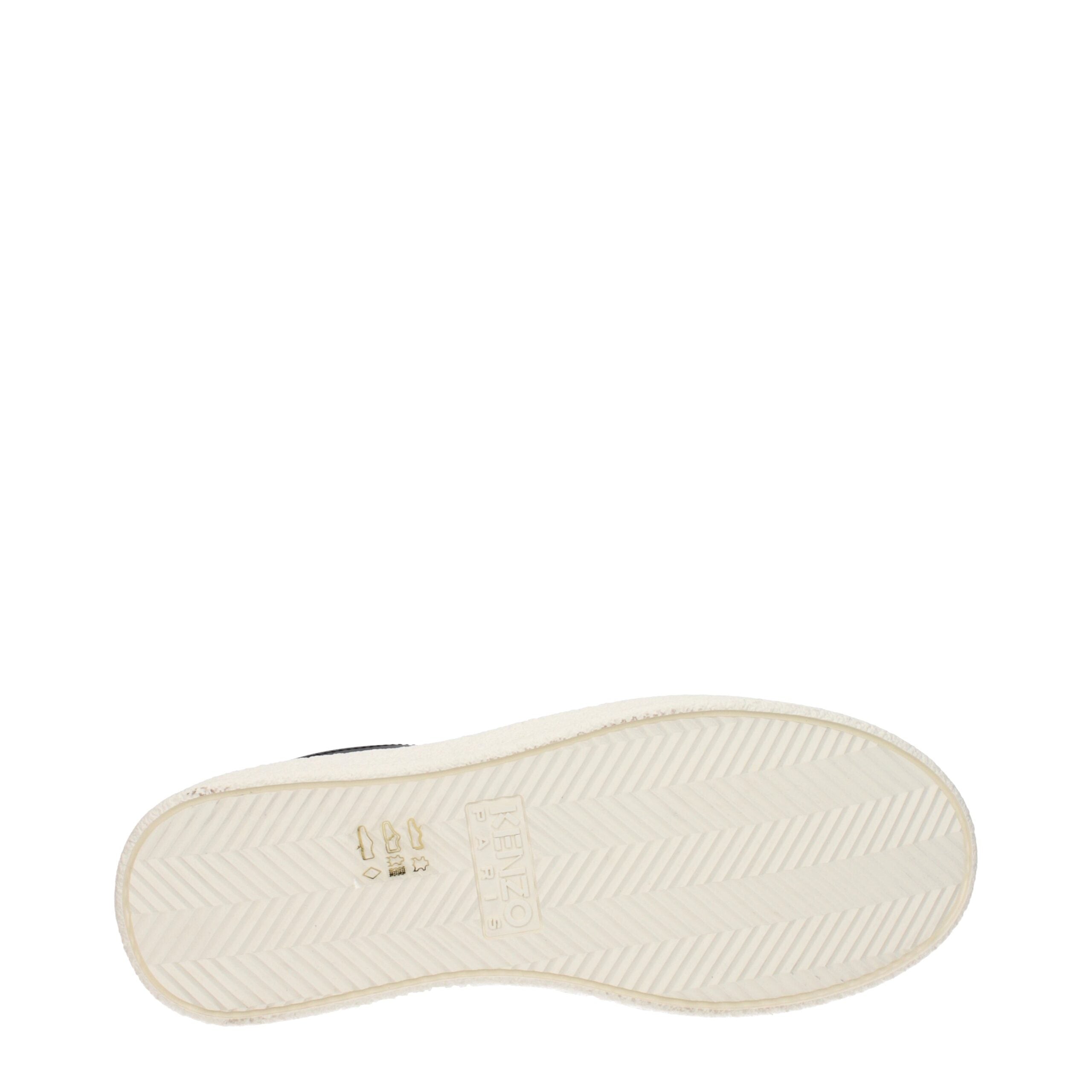 Kenzo Black Leather Low Tops Kenzo
