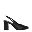 Max Mara Black Leather High Heel Pumps Max Mara