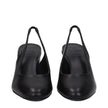 Max Mara Black Leather High Heel Pumps Max Mara