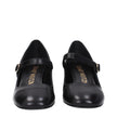 Stuart Weitzman Black Leather Mid Heel Pumps Stuart Weitzman