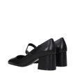 Stuart Weitzman Black Leather Mid Heel Pumps Stuart Weitzman