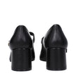 Stuart Weitzman Black Leather Mid Heel Pumps Stuart Weitzman