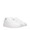 Burberry White Leather Low Tops Burberry