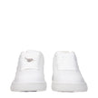 Burberry White Leather Low Tops Burberry