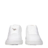 Burberry White Leather Low Tops Burberry