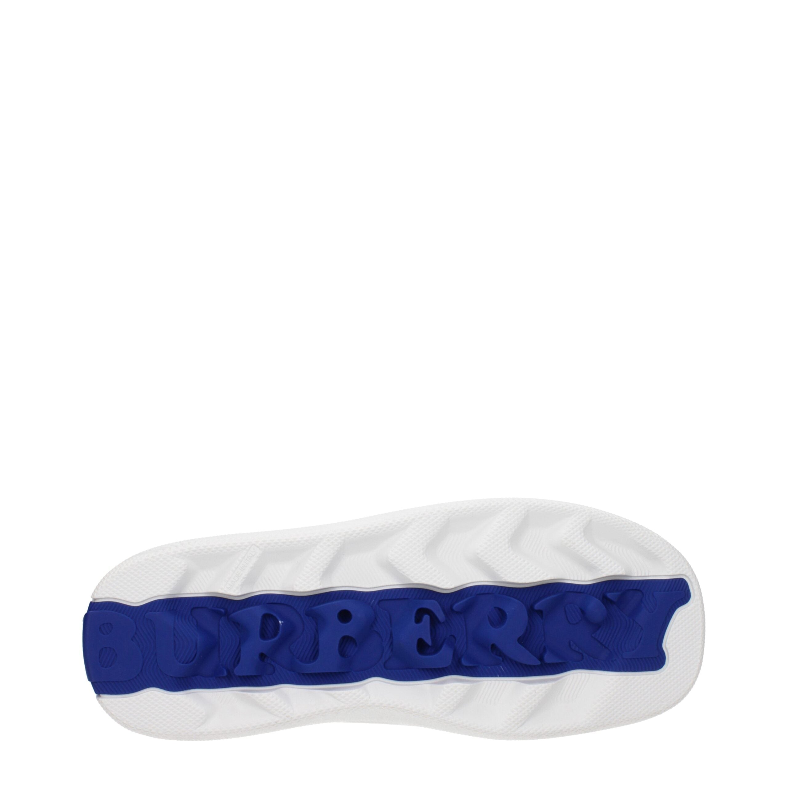 Burberry White Leather Low Tops Burberry