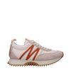 Moncler Pink Fabric Chunky Sneakers Moncler