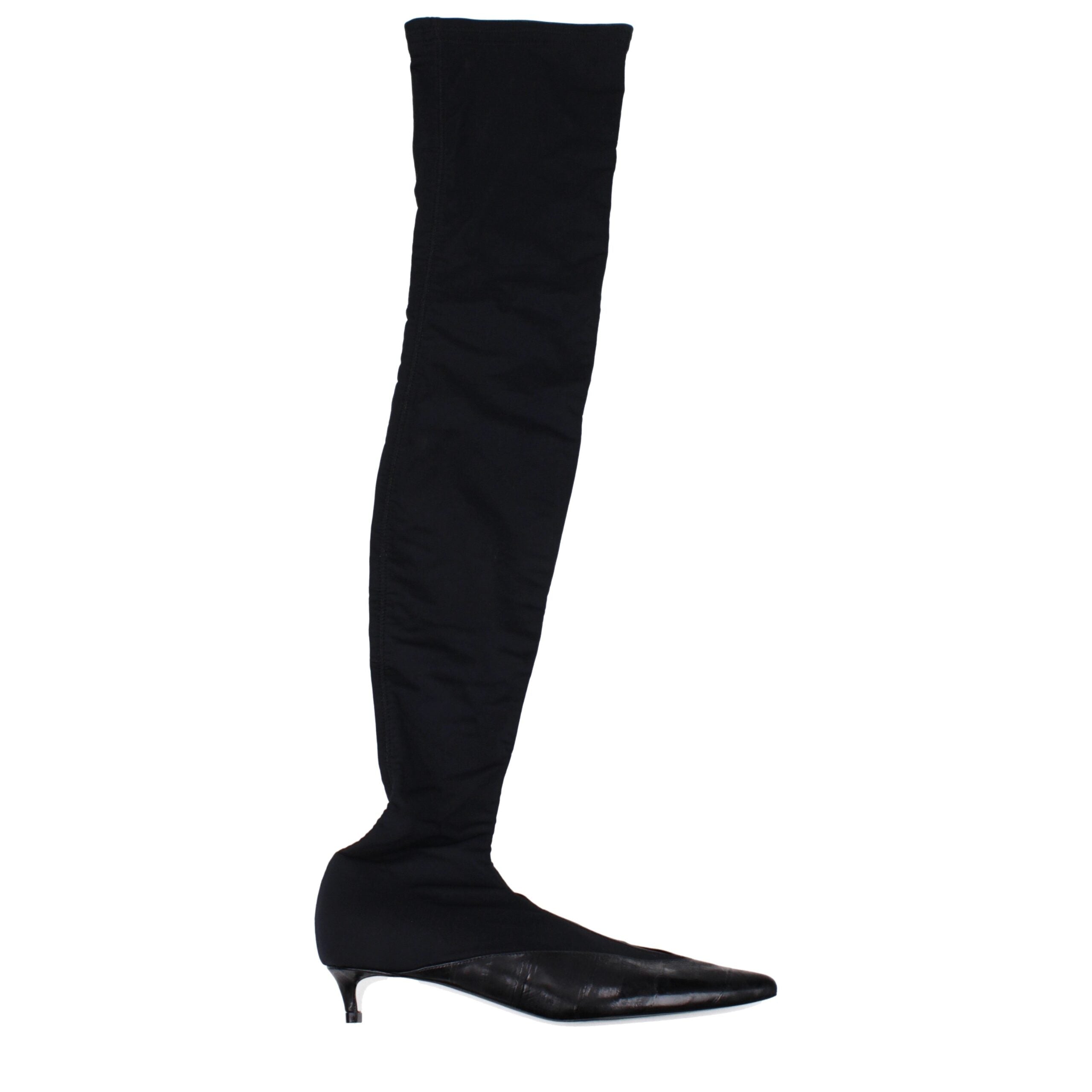 Givenchy Black Fabric Over The Knee Givenchy