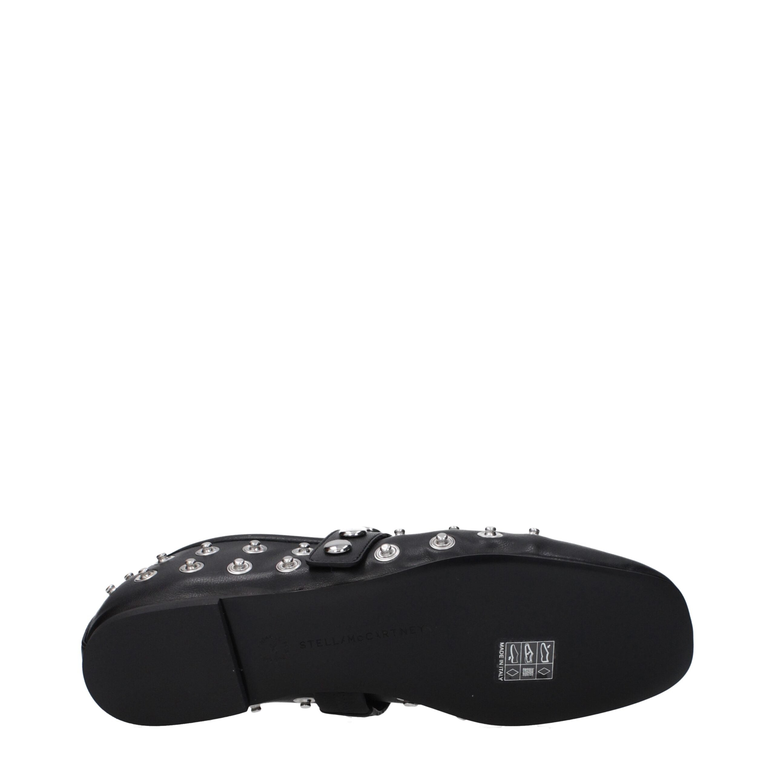 Stella McCartney Black Leather Ballet Flats Stella McCartney