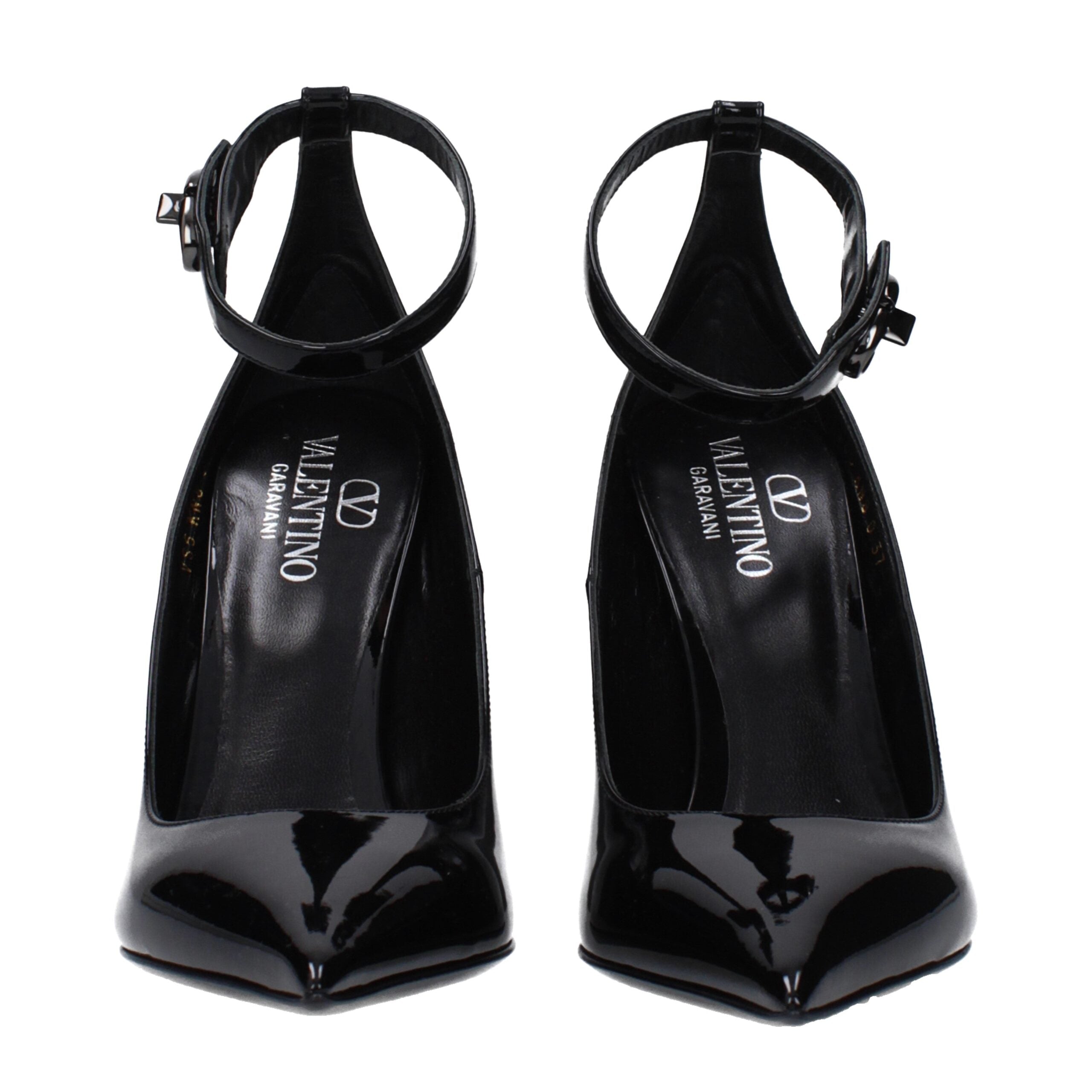 Valentino Garavani Black Leather Platforms Pumps Valentino Garavani