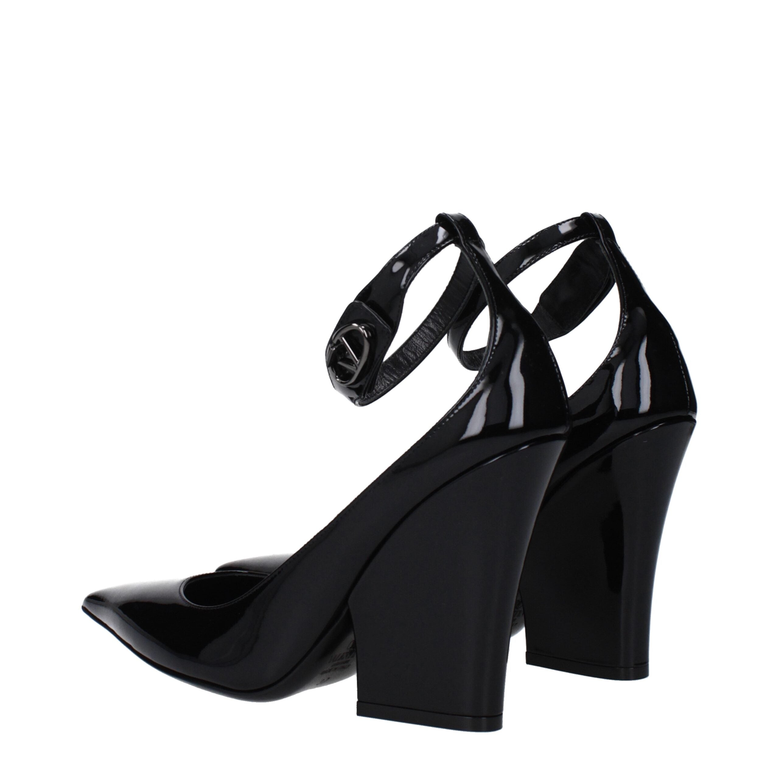 Valentino Garavani Black Leather Platforms Pumps Valentino Garavani