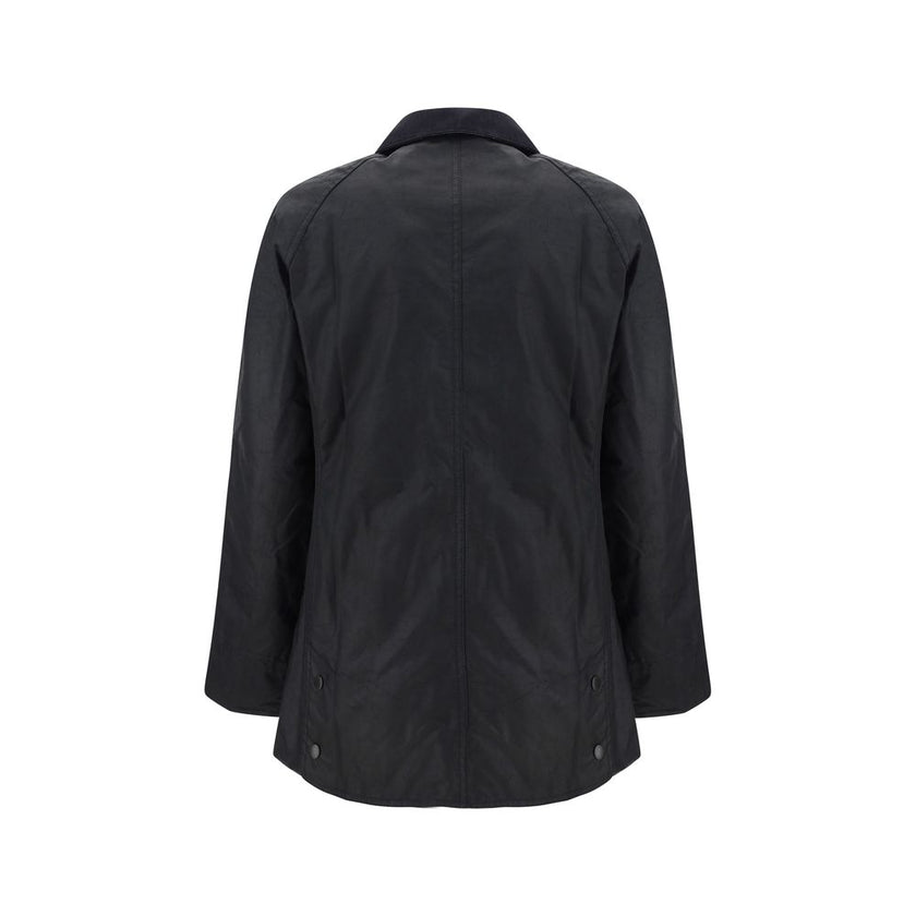 Barbour Black Cotton Coat Barbour