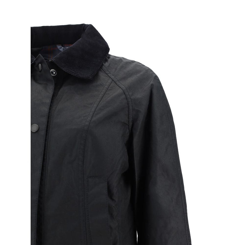 Barbour Black Cotton Coat Barbour