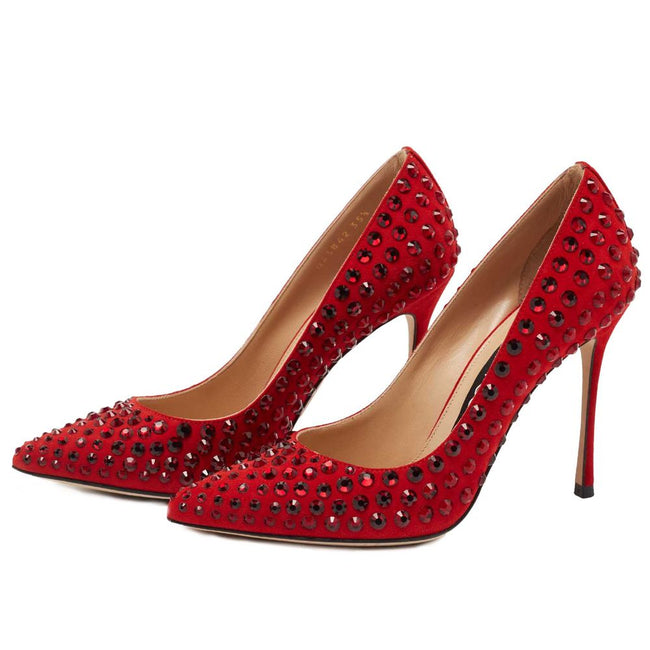 Sergio Rossi Red Calfskin Pump Sergio Rossi