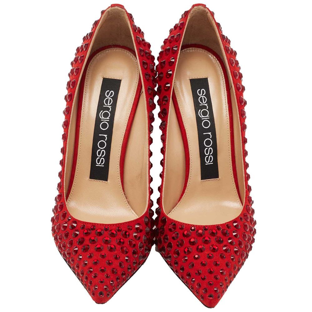 Sergio Rossi Red Calfskin Pump Sergio Rossi