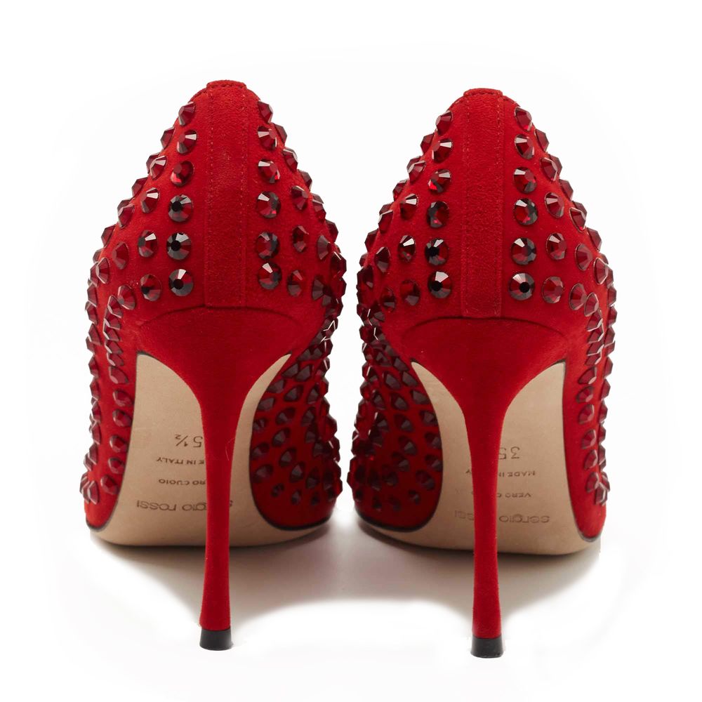 Sergio Rossi Red Calfskin Pump Sergio Rossi