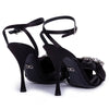 Dolce & Gabbana Black Goatskin Sandal Dolce & Gabbana