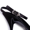 Dolce & Gabbana Black Goatskin Sandal Dolce & Gabbana