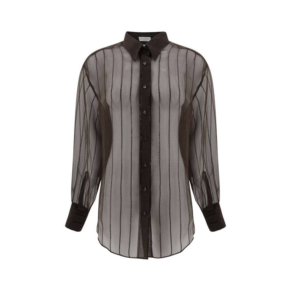 Brunello Cucinelli Silk Shirt Brunello Cucinelli