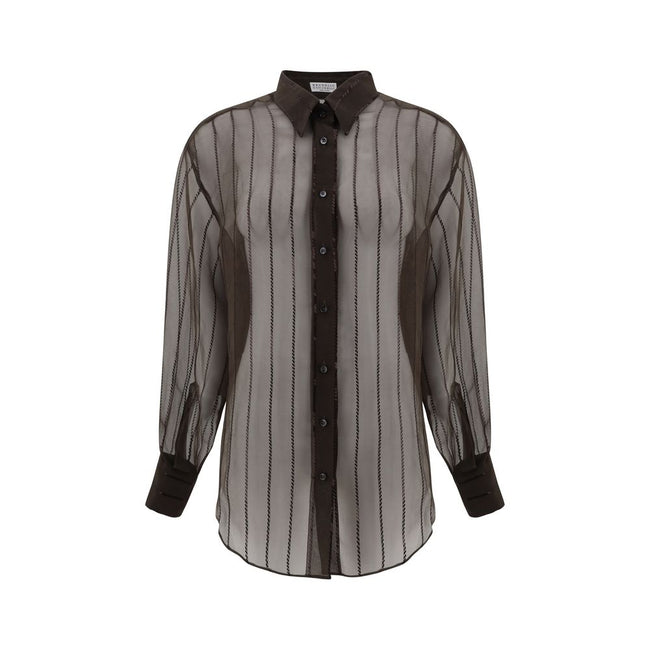 Brunello Cucinelli Silk Shirt Brunello Cucinelli
