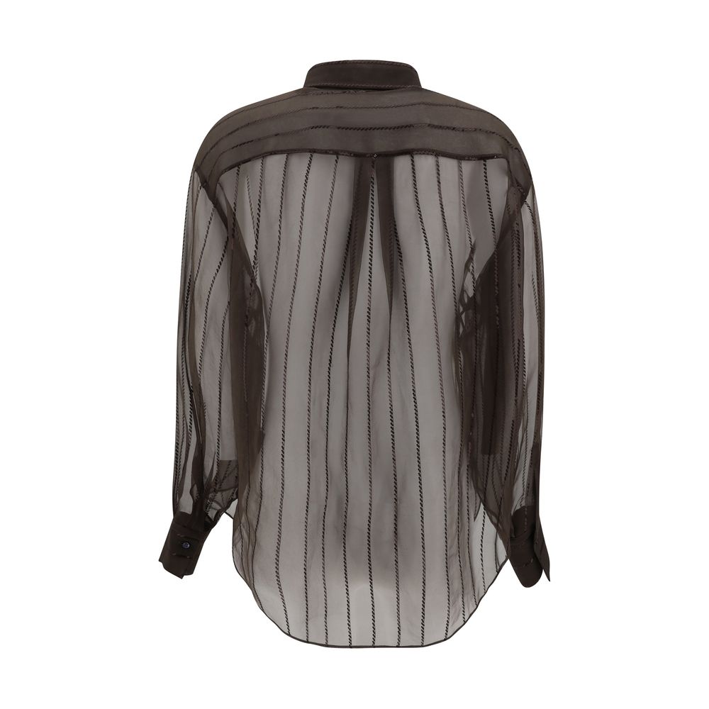 Brunello Cucinelli Silk Shirt Brunello Cucinelli