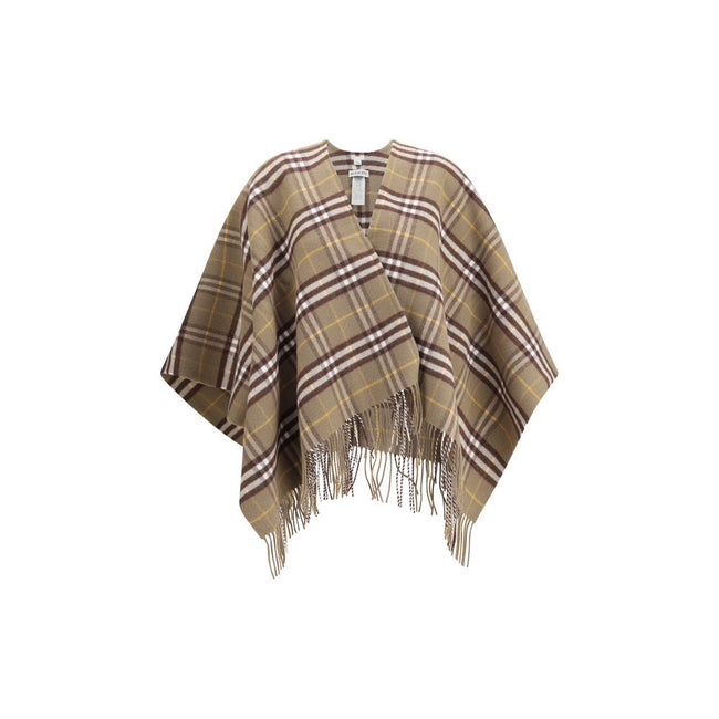 Burberry Wool and cashmere Check Cape Burberry