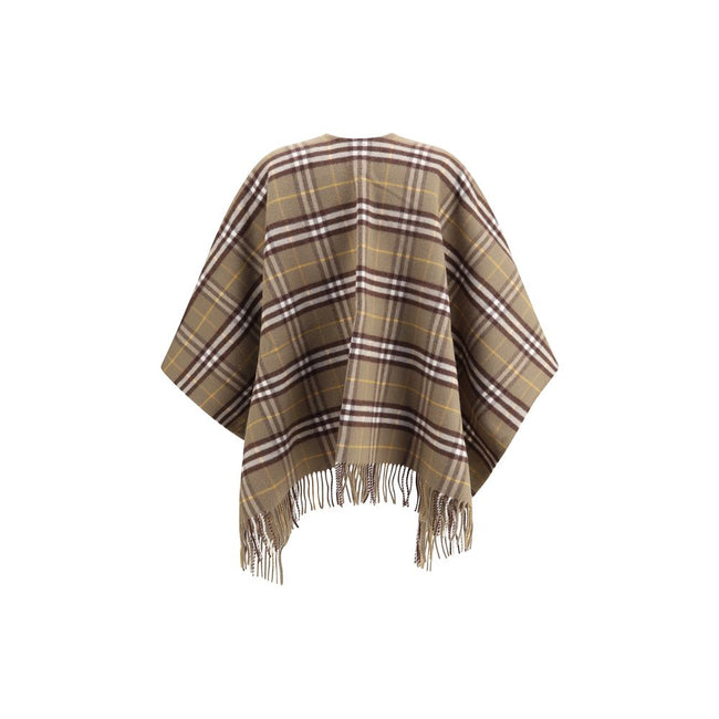 Burberry Wool and cashmere Check Cape Burberry