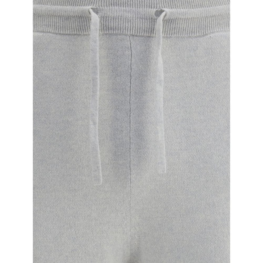 Kiton Gray Elastane Casual Pants Kiton