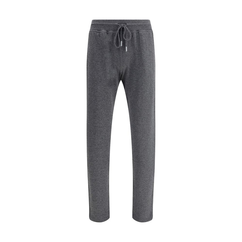 Kiton Gray Cashmere Casual Pants Kiton