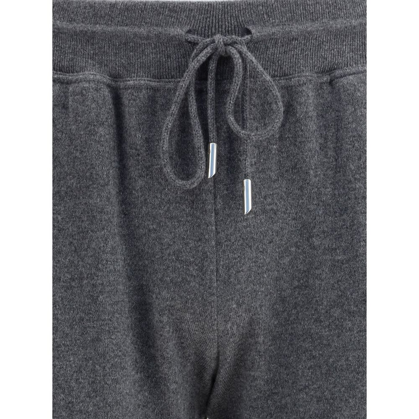 Kiton Gray Cashmere Casual Pants Kiton