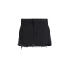 Balenciaga Fringed Miniskirt Balenciaga