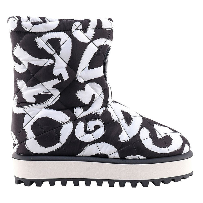 Dolce & Gabbana Black Nylon Men Boot Dolce & Gabbana